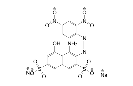 Disodium 4-amino-3-[(Z)-(2,4-dinitrophenyl)diazenyl]-5-hydroxynaphthalene-2,7-disulfonate