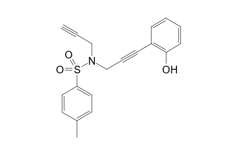 N-[3-(2-hydroxyphenyl)prop-2-ynyl]-4-methyl-N-prop-2-ynyl-benzenesulfonamide