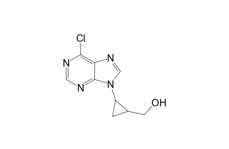 (+-)[2-(9H-6-Chloropurin-9-yl)cyclopropyl]methanol