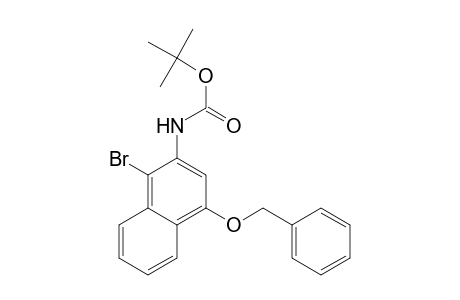 N-(1-bromo-4-phenylmethoxy-2-naphthalenyl)carbamic acid tert-butyl ester