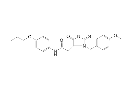 4-imidazolidineacetamide, 3-[(4-methoxyphenyl)methyl]-1-methyl-5-oxo-N-(4-propoxyphenyl)-2-thioxo-