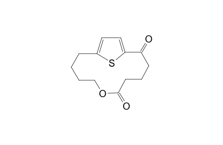 6-Oxa[10]-.alpha.-cyclothiene-1,5-dione