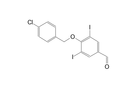 benzaldehyde, 4-[(4-chlorophenyl)methoxy]-3,5-diiodo-
