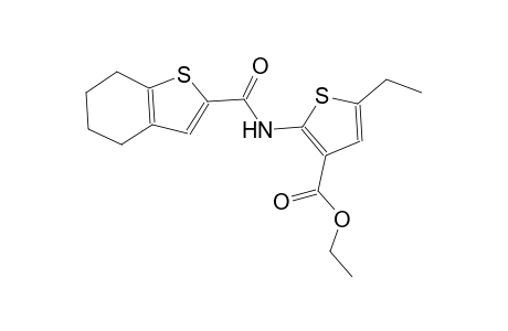 ethyl 5-ethyl-2-[(4,5,6,7-tetrahydro-1-benzothien-2-ylcarbonyl)amino]-3-thiophenecarboxylate