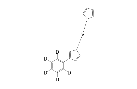 (Cyclopentadienyl)(pentadeuterophenylcyclopentadienyl)vanadium