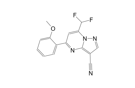 7-(difluoromethyl)-5-(2-methoxyphenyl)pyrazolo[1,5-a]pyrimidine-3-carbonitrile