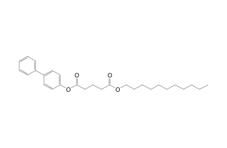 Glutaric acid, 4-biphenyl undecyl ester