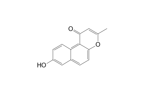 3-Methyl-8-oxidanyl-benzo[f]chromen-1-one