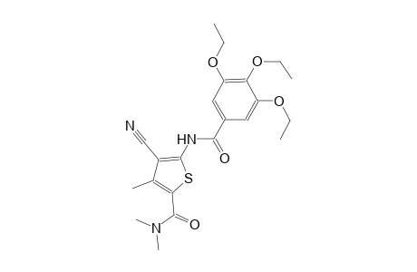 4-cyano-N,N,3-trimethyl-5-[(3,4,5-triethoxybenzoyl)amino]-2-thiophenecarboxamide