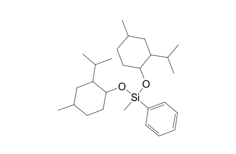 Silane, methylbis[[4-methyl-2-(1-methylethyl)cyclohexyl]oxy]phenyl-, [1.alpha.(1R*,2R*,4R*),2.alpha.,4.beta.]-