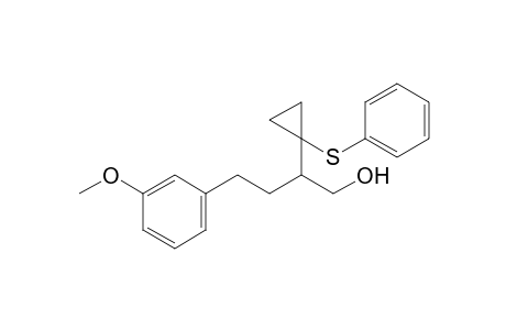 4-(3'-Methoxyphenyl)-2-[1'-(phenylsulfanyl)cyclopropyl]-butanol