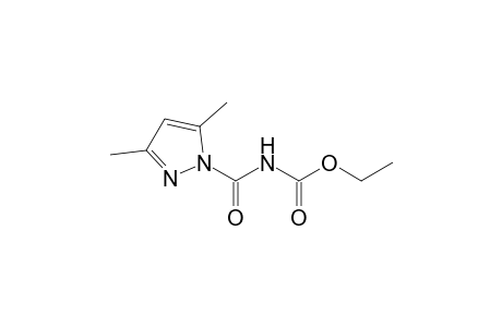 N-(ethoxycarbonyl)-3,5-dimethyl-1-pyrazolecarboxamide
