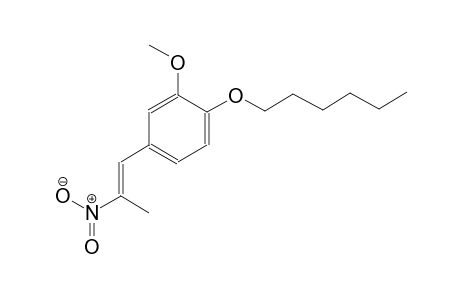 1-(hexyloxy)-2-methoxy-4-[(1E)-2-nitro-1-propenyl]benzene