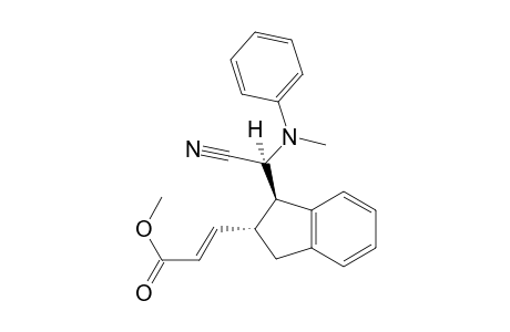 Methyl trans-2(Z)-{1-[Cyano(N-methylanilino)methyl]-2,3-dihydroindan-2-yl}acrylate