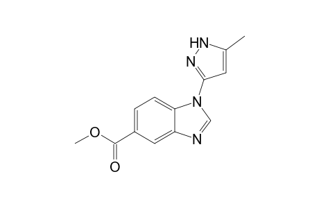 Methyl 1-(5-methyl-1H-pyrazol-3-yl)-1H-benzimidazole-5-carboxylate