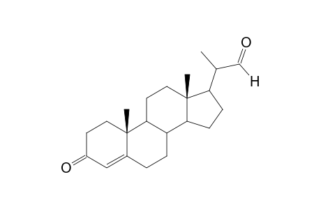 4-Pregnen-3-one-20β-carboxaldehyde