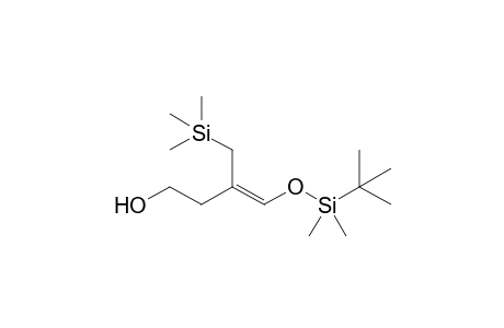 (Z)-4-{[(tert-Butyldimethyl)silyl]oxy}-3-[(trimethylsilyl)methyl]but-3-en-1-ol
