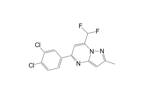 5-(3,4-dichlorophenyl)-7-(difluoromethyl)-2-methylpyrazolo[1,5-a]pyrimidine