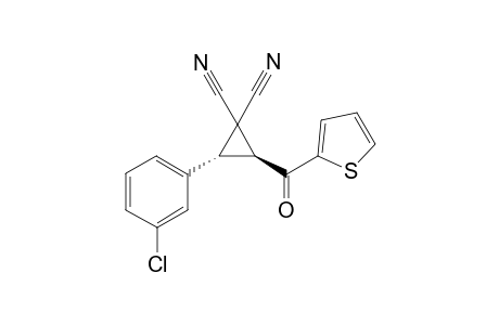 trans-2-(3-Chlorophenyl)-3,3-dicyano-1-thienoylcyclopropane