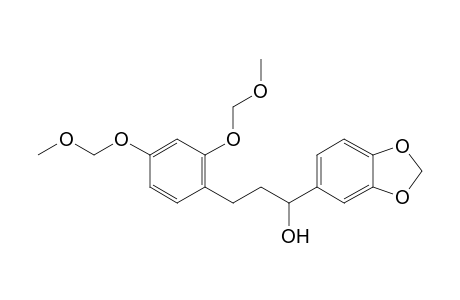 1-(1,3-benzodioxol-5-yl)-3-[2,4-bis(methoxymethoxy)phenyl]-1-propanol