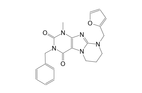 3-benzyl-9-(2-furylmethyl)-1-methyl-6,7,8,9-tetrahydropyrimido[2,1-f]purine-2,4(1H,3H)-dione