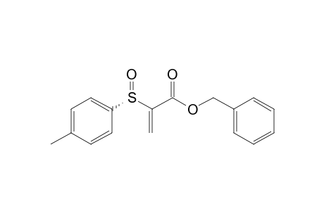 (phenylmethyl) 2-[(S)-(4-methylphenyl)sulfinyl]prop-2-enoate