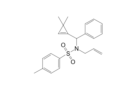 N-Allyl-N-[(3,3-dimethylcycloprop-1-enyl)phenylmethyl]-4-methylbenzenesulfonamide