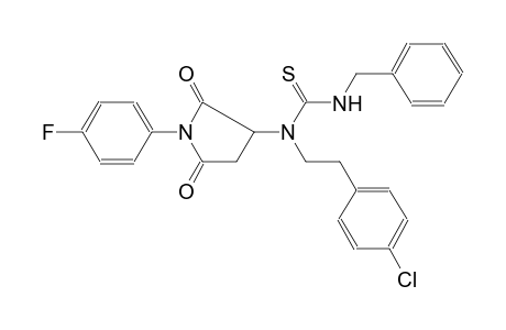 thiourea, N-[2-(4-chlorophenyl)ethyl]-N-[1-(4-fluorophenyl)-2,5-dioxo-3-pyrrolidinyl]-N'-(phenylmethyl)-