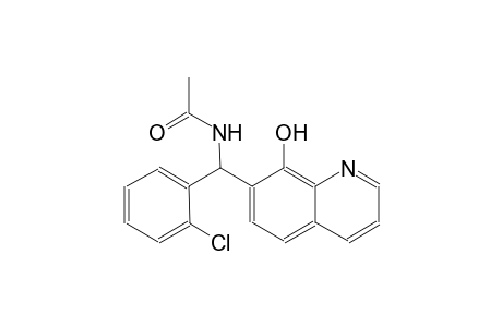 acetamide, N-[(2-chlorophenyl)(8-hydroxy-7-quinolinyl)methyl]-
