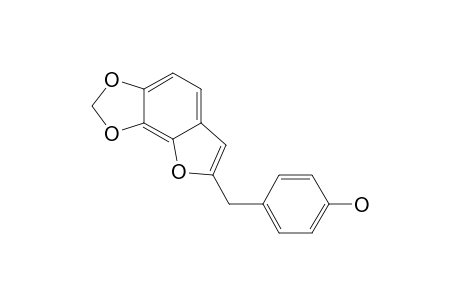 2-(4'-HYDROXYBENZYL)-5,6-METHYLENEDIOXY-BENZOFURAN