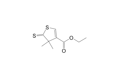 3-Thiophenecarboxylic acid, 4,5-dihydro-4,4-dimethyl-5-thioxo-, ethyl ester