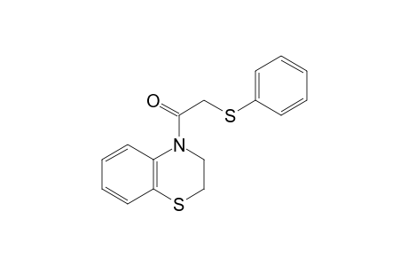 3,4-dihydro-4-[(phenylthio)acetyl]-2H-1,4-benzothiazine