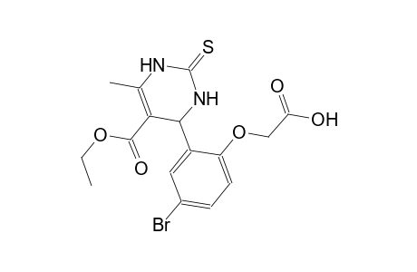 {4-bromo-2-[5-(ethoxycarbonyl)-6-methyl-2-thioxo-1,2,3,4-tetrahydro-4-pyrimidinyl]phenoxy}acetic acid