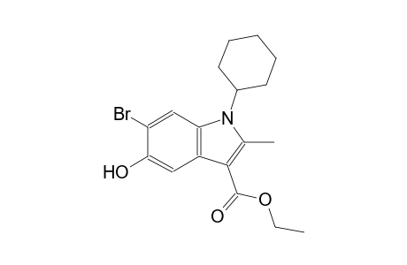 Ethyl 6-bromo-1-cyclohexyl-5-hydroxy-2-methyl-1H-indole-3-carboxylate