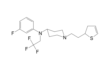 N-1-[2-(2,3-Dihydrothiophen-2-yl)ethyl]-N-(3-fluorophenyl)-N-(2,2,2-trifluoroethyl)piperidin-4-amine