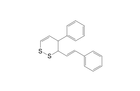 3,4-Dihydro-4-phenyl-3-(2-phenylethenyl)-1,2-dithiin