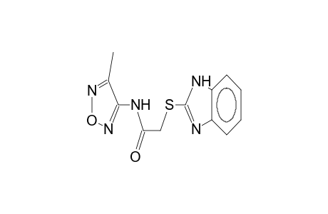 N-(3-methyl-4-furazanyl)-2-benzimidazolylthioacetamide