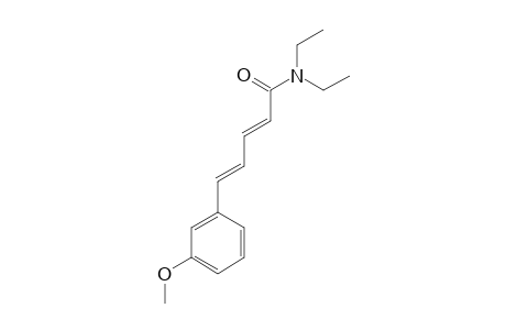 (2E,4E)-N,N-DIETHYL-5-(3-METHOXYPHENYL)-PENTA-2,4-DIENAMIDE