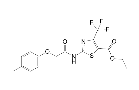4-Trifluoromethyl-5-ethoxycarbonyl-2-(4-methylphenoxyacetamido)-thiazole