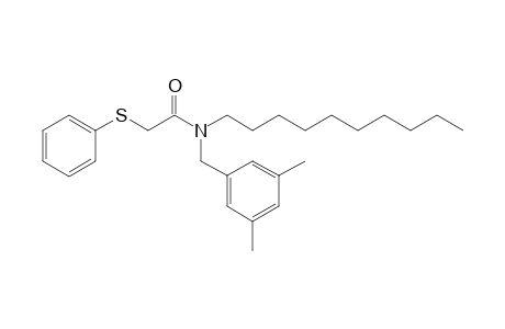 Acetamide, 2-phenylthio-N-(3,5-dimethylbenzyl)-N-decyl-