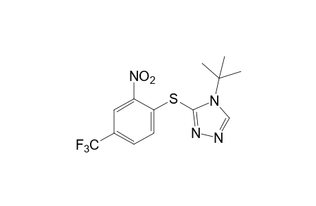 4-tert-butyl-3-[(2-nitro-alpha,alpha,alpha-trifluoro-p-tolyl)thio]-4H-1,2,4-triazole