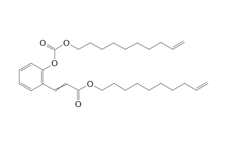 3-(2 Dec. 9-enyloxycarbonyloxy-phenyl)acrylic acid dec-9-enyl ester