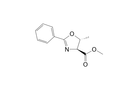 (4S,5R)-5-methyl-2-phenyl-2-oxazoline-4-carboxylic acid methyl ester