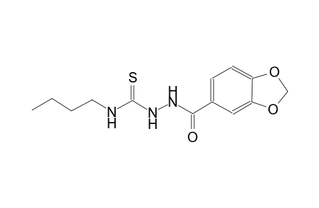 2-(1,3-benzodioxol-5-ylcarbonyl)-N-butylhydrazinecarbothioamide