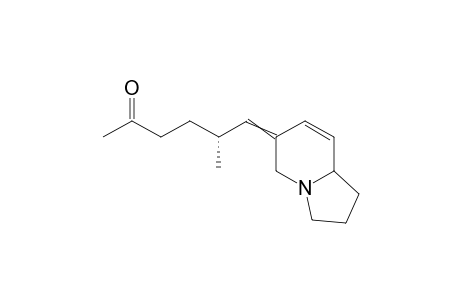 (5R)-6-(2,3,5,8a-tetrahydro-1H-indolizin-6-ylidene)-5-methyl-hexan-2-one