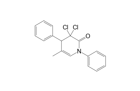 3,3-Dichloro-3,4-dihydro-5-methyl-N,4-diphenyl-2-pyridone