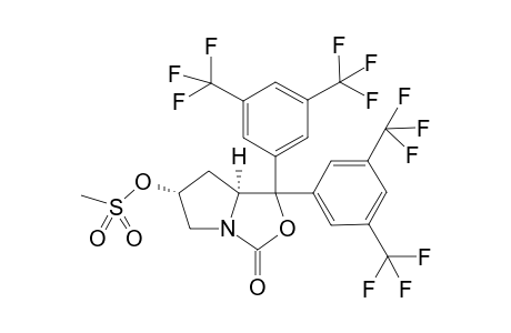 (6R,7aS)-1,1-bis[3,5-bis(trifluoromethyl)phenyl]-3-oxohexahydropyrrolo[1,2-c]oxazol-6-yl methanesulfonate
