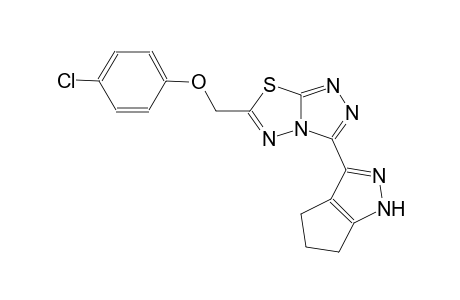 4-chlorophenyl [3-(1,4,5,6-tetrahydrocyclopenta[c]pyrazol-3-yl)[1,2,4]triazolo[3,4-b][1,3,4]thiadiazol-6-yl]methyl ether