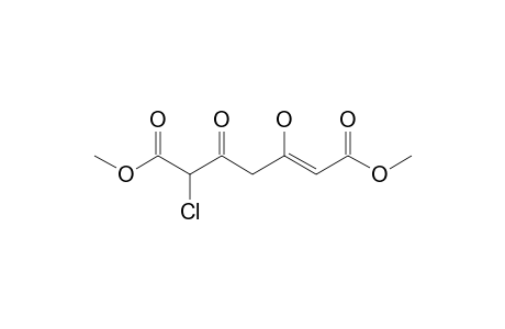 DIMETHYL-2-CHLORO-3,5-DIOXOPIMELATE;ENOL-II-FORM