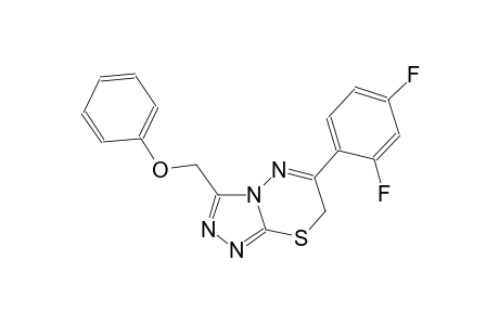 6-(2,4-difluorophenyl)-3-(phenoxymethyl)-7H-[1,2,4]triazolo[3,4-b][1,3,4]thiadiazine